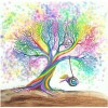 Tree Rainbow Colors Diamond Painting