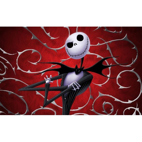 The Nightmare Before Christmas Red Diamond Painting