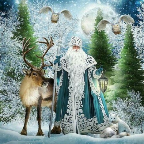 Strange Santa Claus Diamond Painting