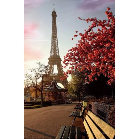 Scenery Eiffel Tower Diamond Painting