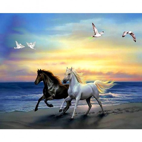 Run The Horse Diamond Painting