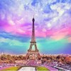 Rainbow Eiffel’s Tower Diamond Painting