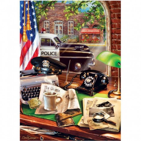 Police Car Diamond Painting