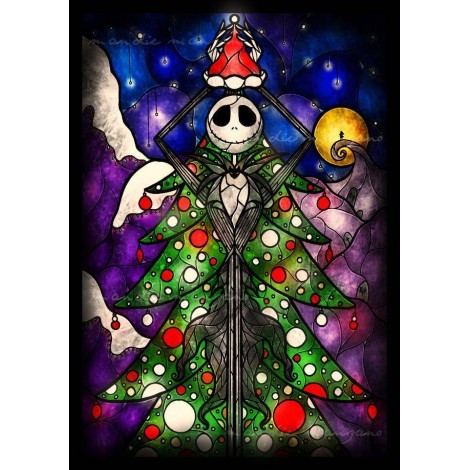 Nightmare Before Christmas Tree Diamond Painting