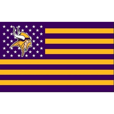 Minnesota Vikings Flag Diamond Painting