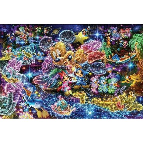 Mickey And Minnie Colors Diamond Painting