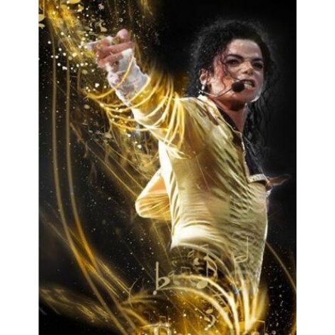 Michael Jackson Gold Diamond Painting