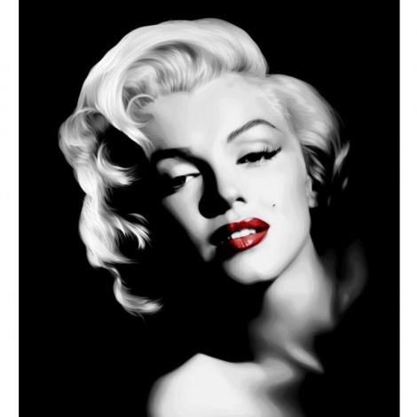 Marilyn Monroe Red Diamond Painting