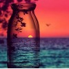 Landscape In The Bottle Diamond Painting