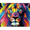 Lion Colors Full Diamond Painting