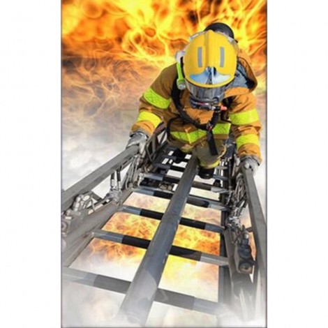 Firefighters Fire Diamond Painting