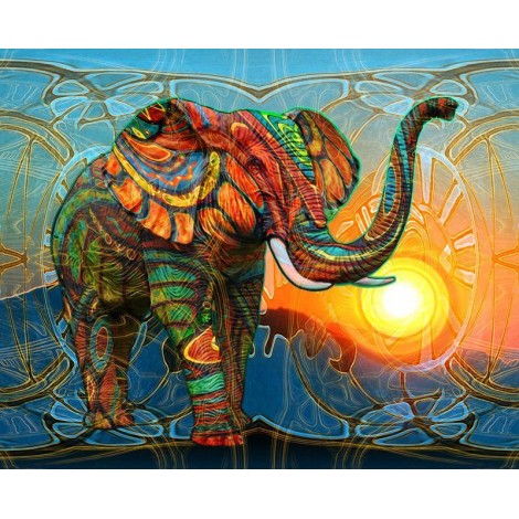 Elephant Big Full Colors Diamond Painting