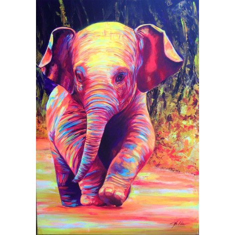 Elephant Full Colors Diamond Painting