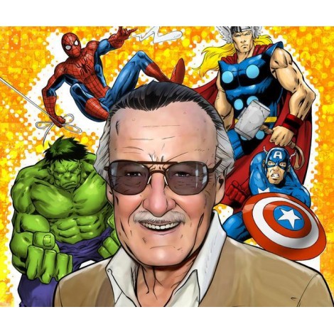 Comics Stan Lee Diamond Painting