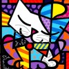 Color Abstract Cat Diamond Painting