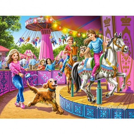 Carousel Family Diamond Painting