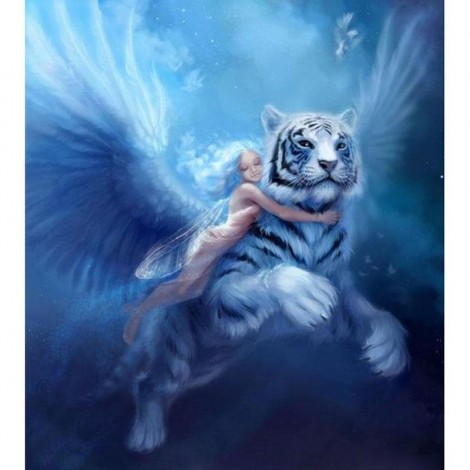 Angels And Tigers Diamond Painting