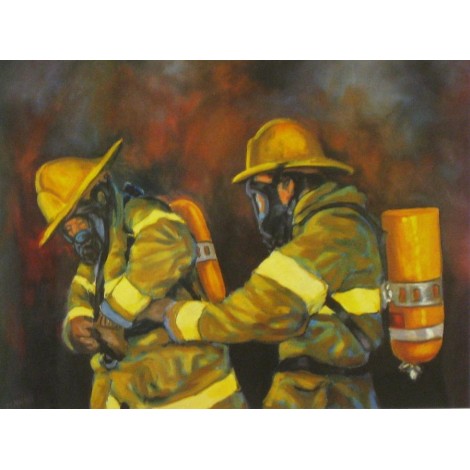 5d Fireman Firefighter Diamond Painting Premium-8