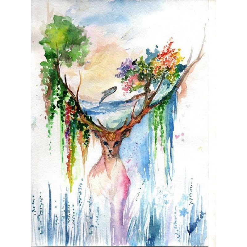 Watercolor Nature Di...