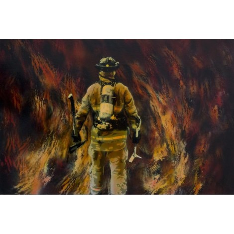 5d Fireman Firefighter Diamond Painting Premium-25