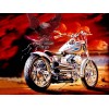 Harley Eagle Flight Diamond Painting