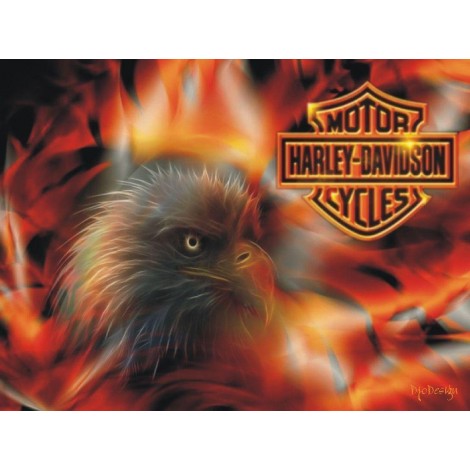 Harley Eagle Diamond Painting